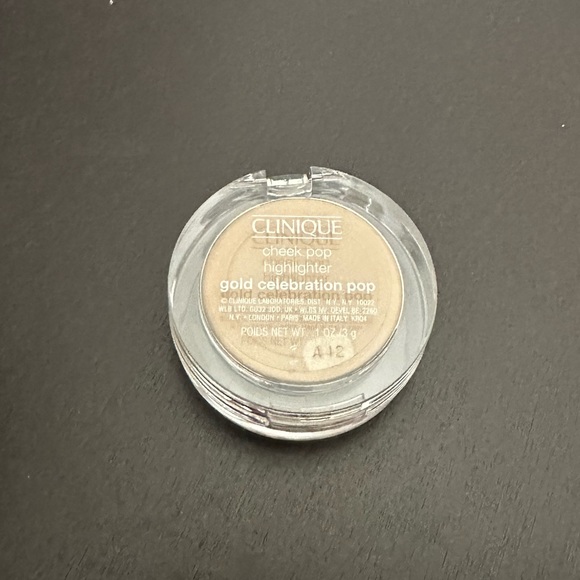 NEW CLINIQUE CHEEK POP HIGHLIGHTER IN SHADE GOLD CELEBRATION POP 3g - Picture 5 of 5